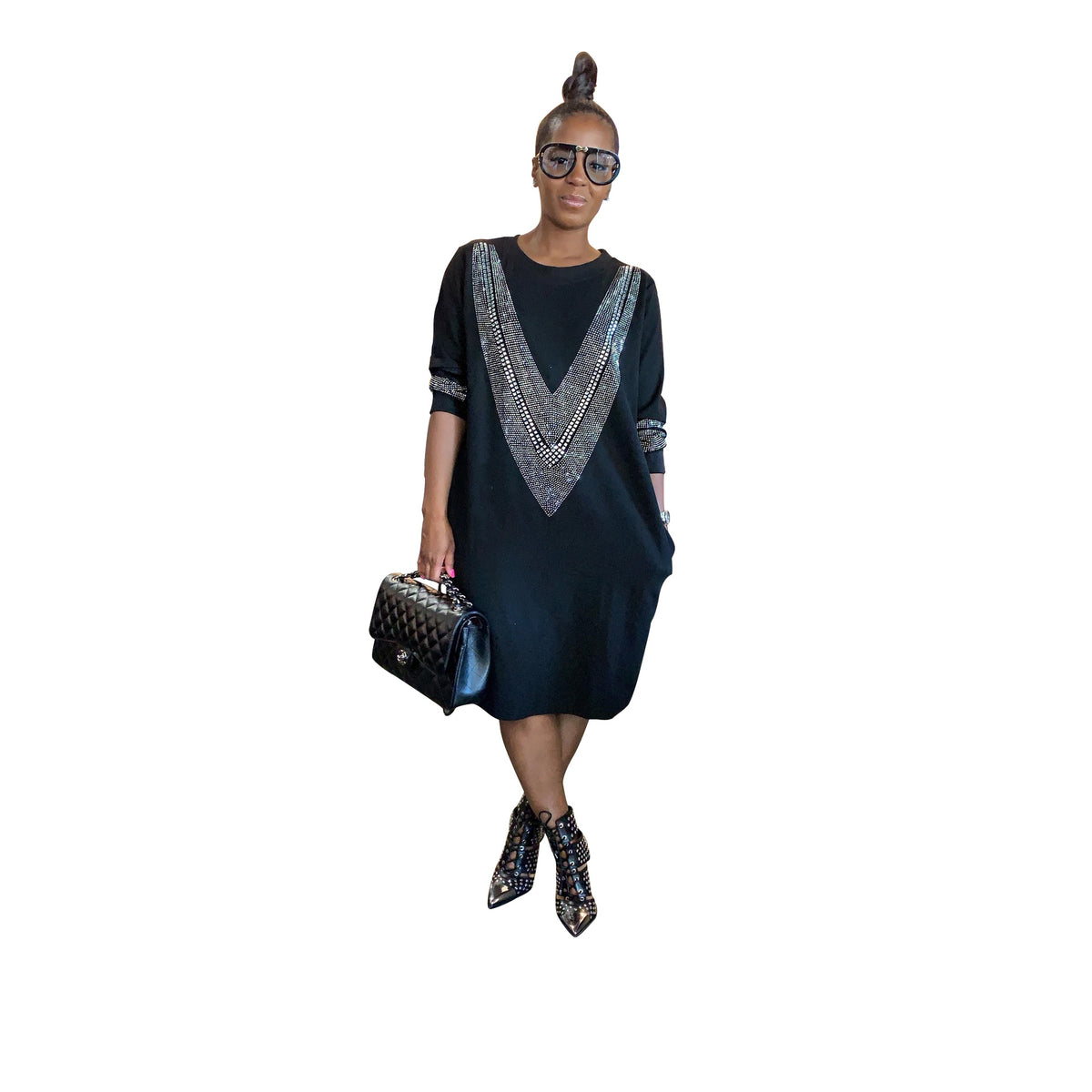 Women's Casual Loose Dress for Fall/Winter