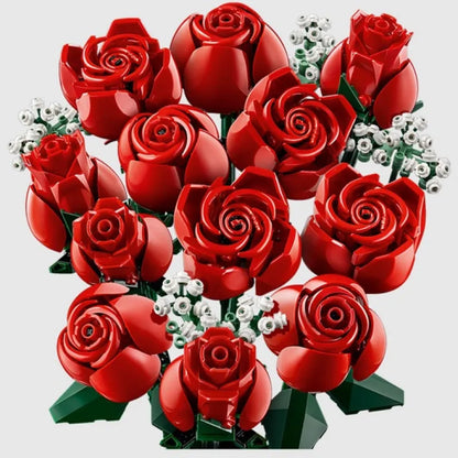 Rose Bouquet Building Blocks