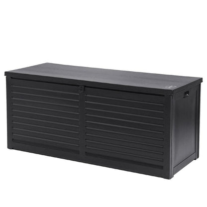 Gardeon Outdoor Storage Box 490L Container Lockable Garden Bench Shed