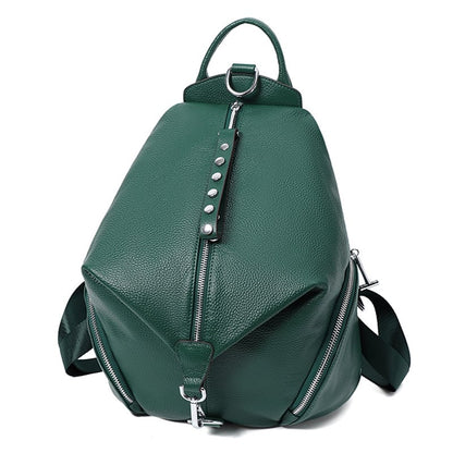 Geneva Women's Anti-Theft Leather Bag